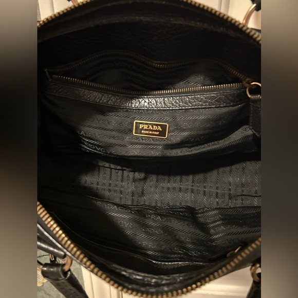 Prada Berlino Trimmed Tessuto Bag - Picture 9 of 13